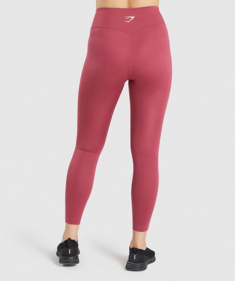 Women's Gymshark Training Leggings Pink | CA 358N70